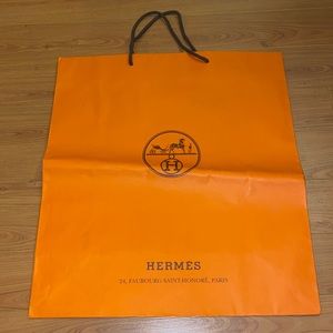 Authentic Hermes Shopping Bag